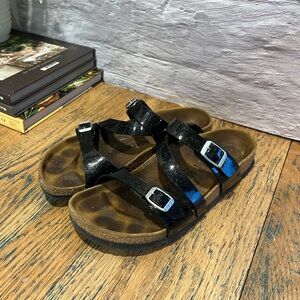 BIRKENSTOCK Salina Galaxy Black Sandals Size 38